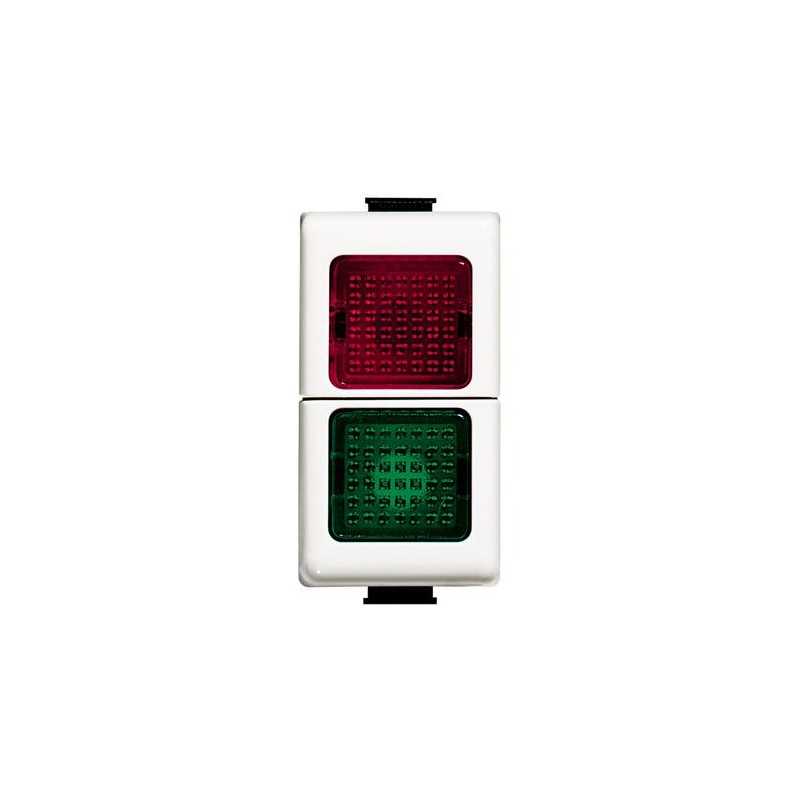 Portalampada con Diffusore Rosso/Verde Serie Civili Matix AM5064V