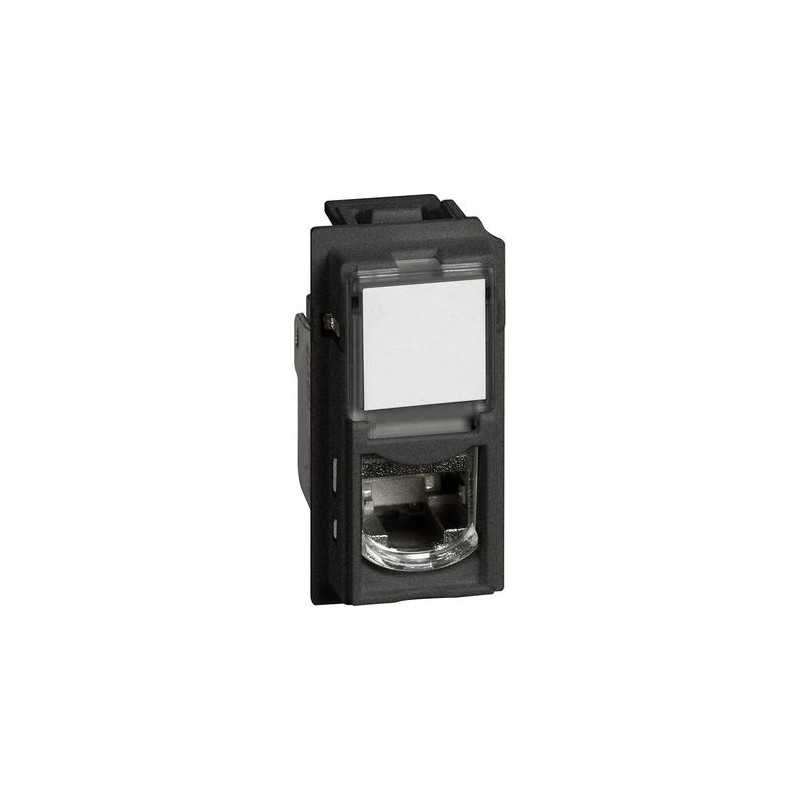 Connettore RJ45 Categoria 6A STP Nero Bticino Living Now KG4279C6AS