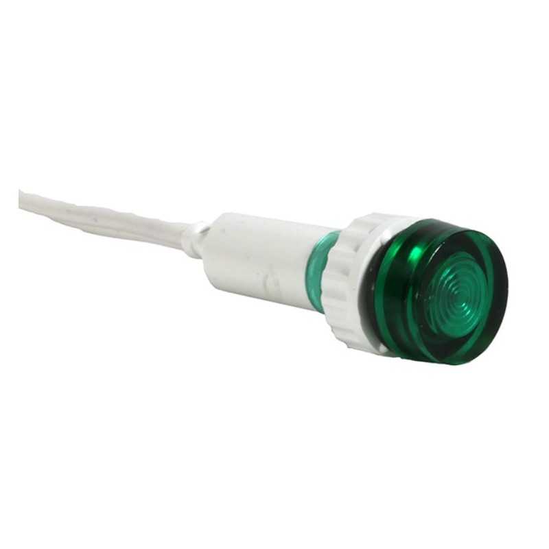 Segnalatore luminoso da pannello 24V verde Lovato SM1X17024G