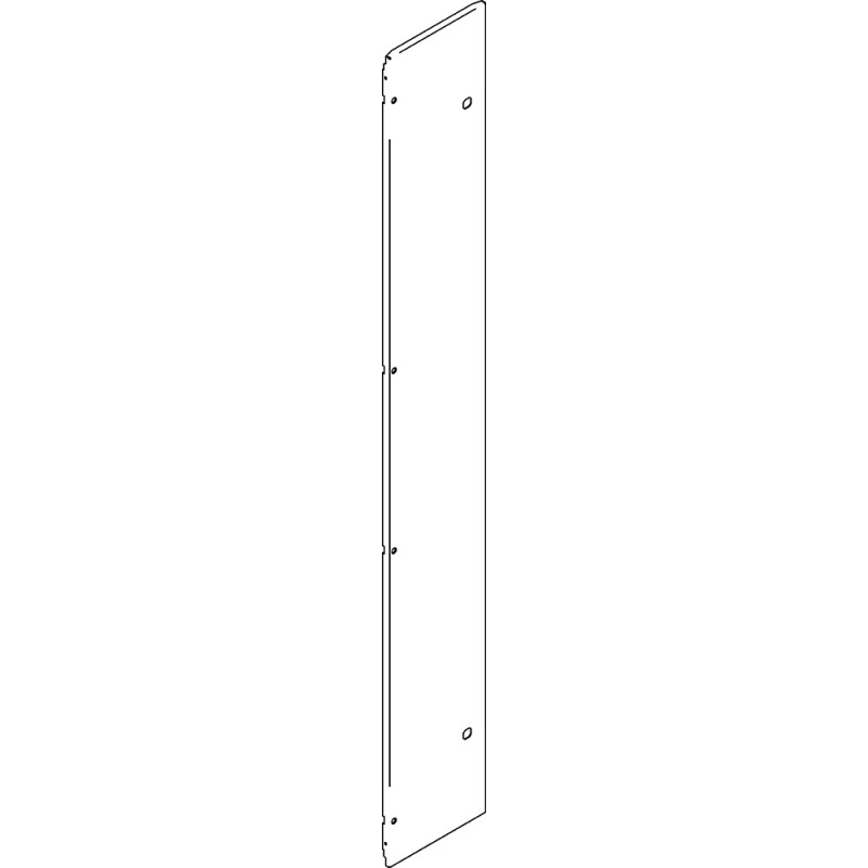 Pannello frontale con serratura per vano interno per armadi HDX 250x2mt Bticino 918612010