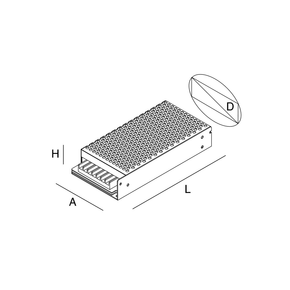 Striscia a led 5 metri sezionabile 19.2W/M 4000K Novalux 100940.99