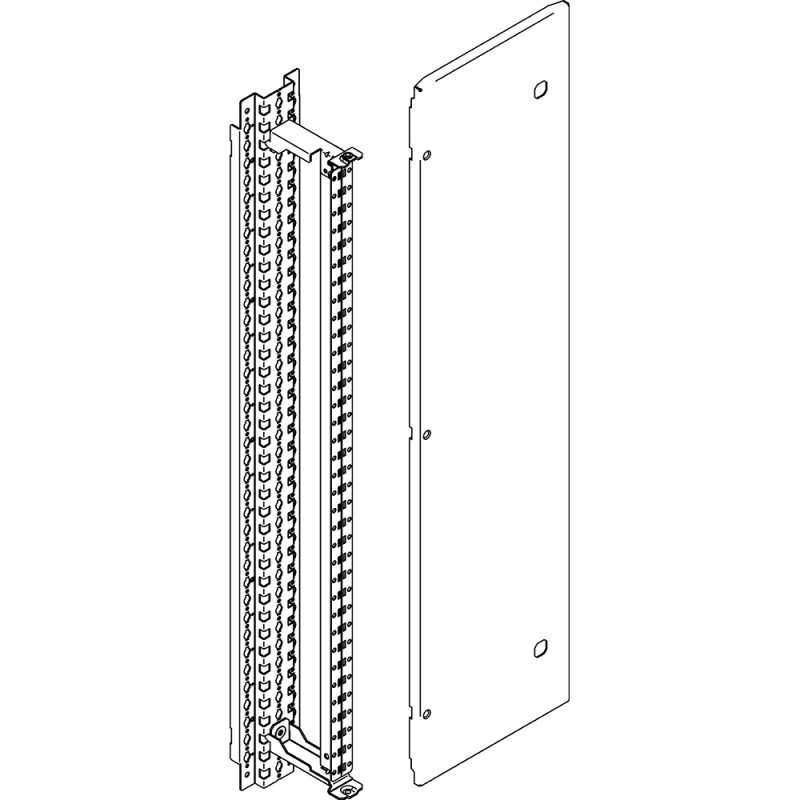 Kit vano barre interno per armadi LDX400 2000x250mm BTicino 93090QB/10