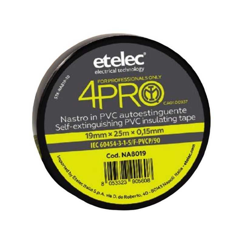 Nastro isolante adesivo Verde 4PRO 15mm lunghezza 10 metri ETELEC NA8715