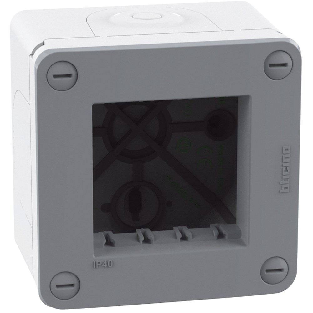 Coperchio per idrobox Bticino MatixGO IP55 2 moduli 28402C