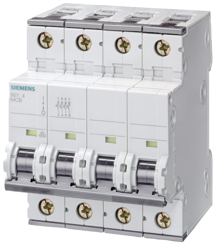 SIEMENS SIEMENS INTERRUTTORE MAGNETOTERMICO 4 POLI 40A 10KA 5SY4440-7