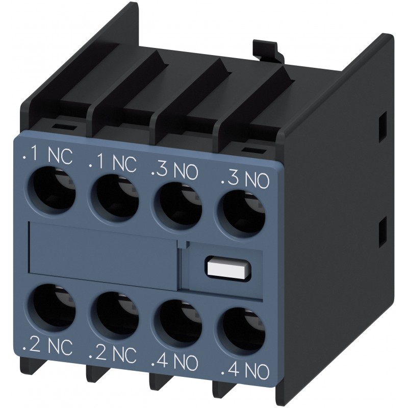 Blocco di contatti ausiliari per contattori 3RT2 e 3RH2 Siemens 3RH29111HA22