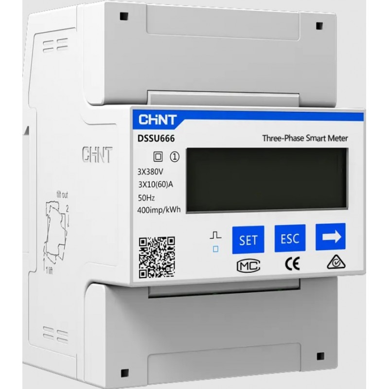 Meter con display dati per inverter monofase Zucchetti ZAM-METER-DTSU