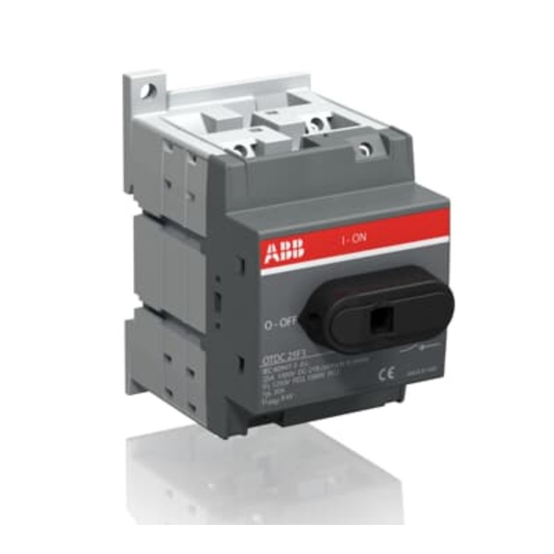 Interruttore di manovra sezionatore OTDC 3 poli 25A 1000Vdc ABB OTDC25F3