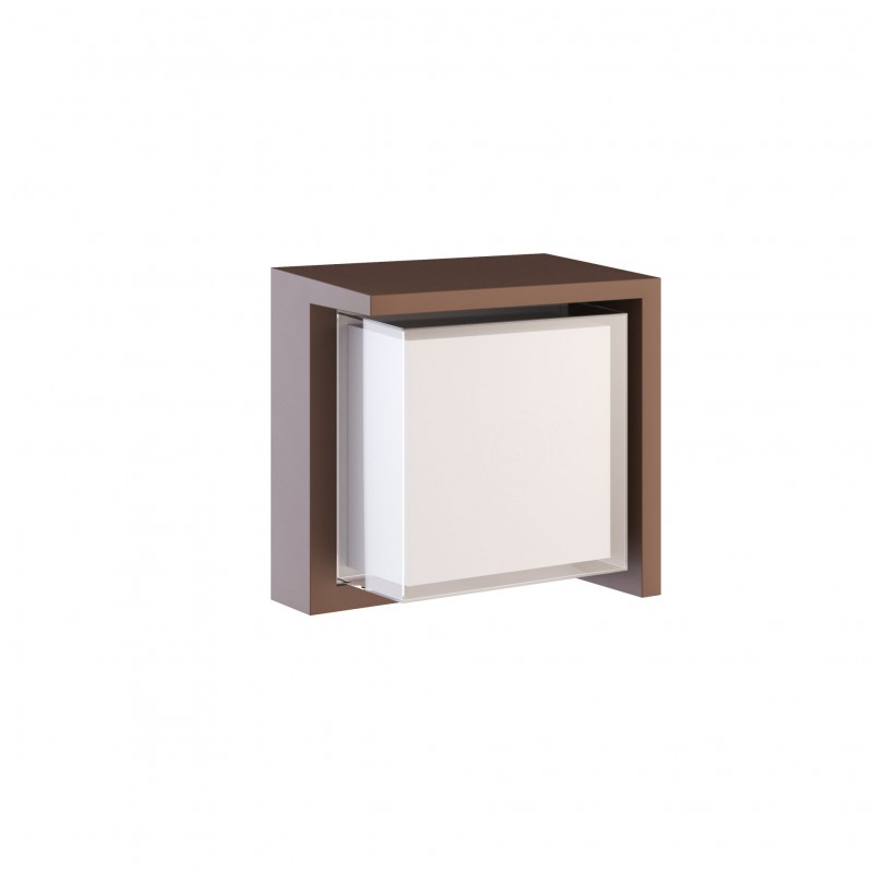 Applique a LED per esterno 15W SWITCH Corten Beneito Faure 4962