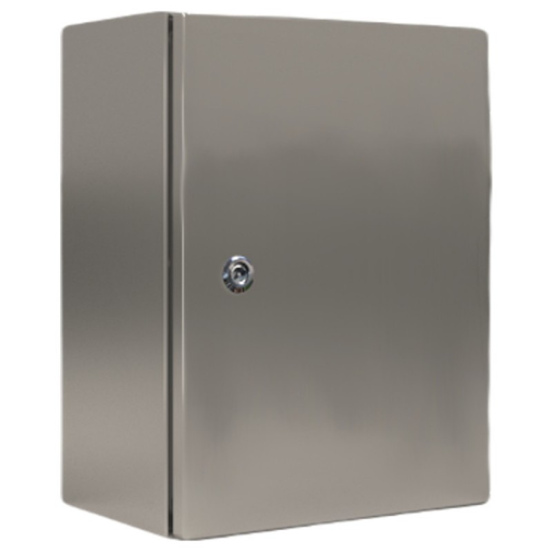 Cassetta da parete in acciaio inox 800x1000x300mm IP66 IK10 con serratura E COR ETA EC081030X