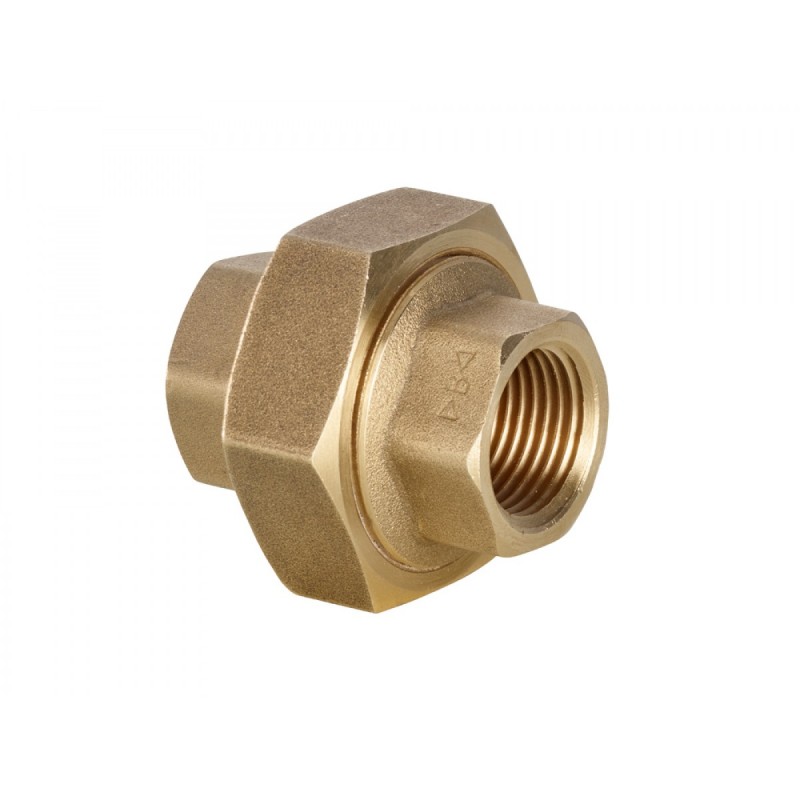 Bocchettone con 2 attacchi femmina da 1/2" in ottone IBP 8125 M04000000