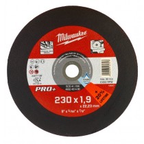 Disco da taglio sottile PRO+ per acciaio 230x1.9mm Milwaukee 4932451490