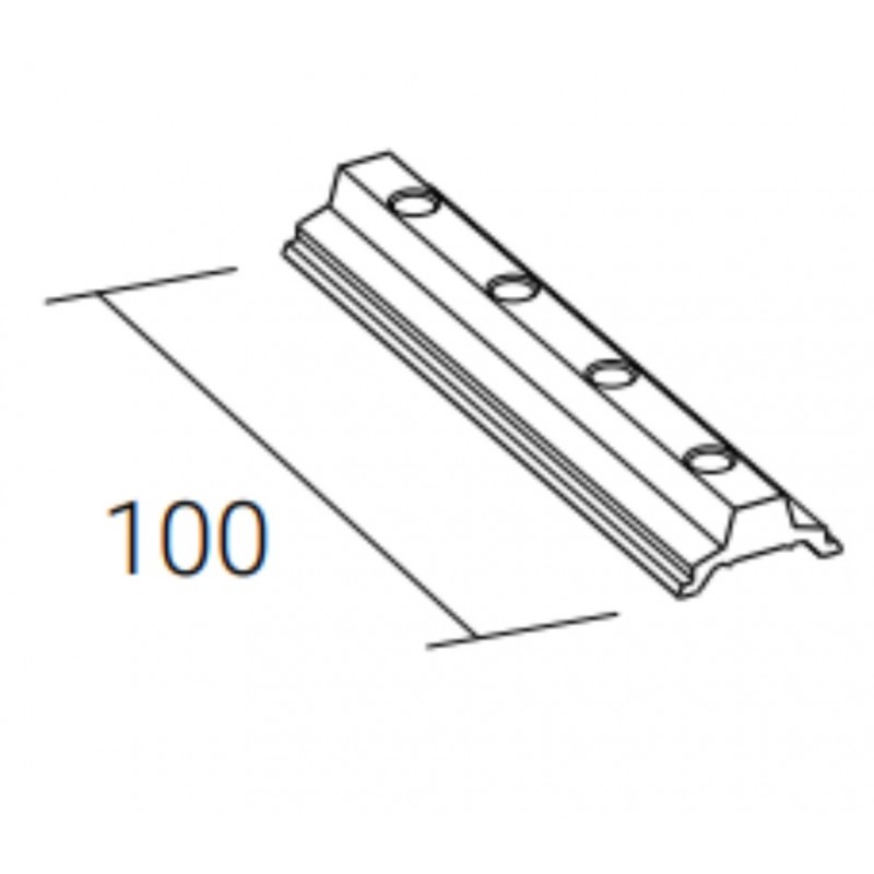 Piattina per congiunzione di binari ad incasso 48Vdc Ivela 6457-00-00