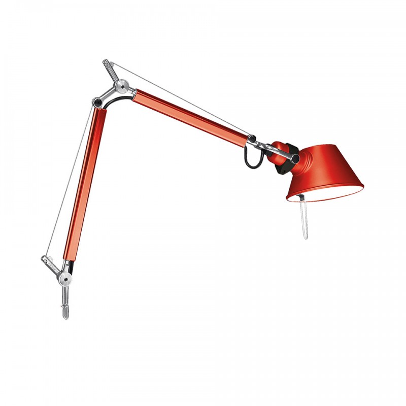 Corpo lampada Tolomeo Micro 5W E14 Rosso anodizzato Artemide A010910