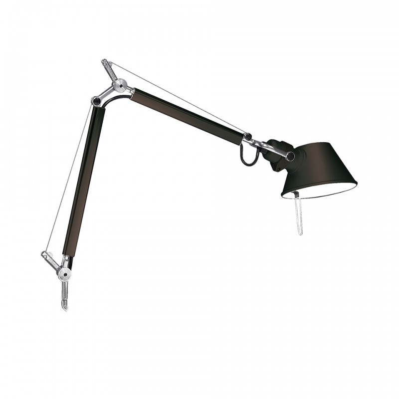 Corpo lampada Tolomeo Micro 5W E14 Nero in alluminio Artemide A010930