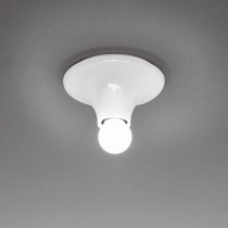 Lampada da parete o soffitto Teti Bianco 30W in policarbonato Artemide A048120