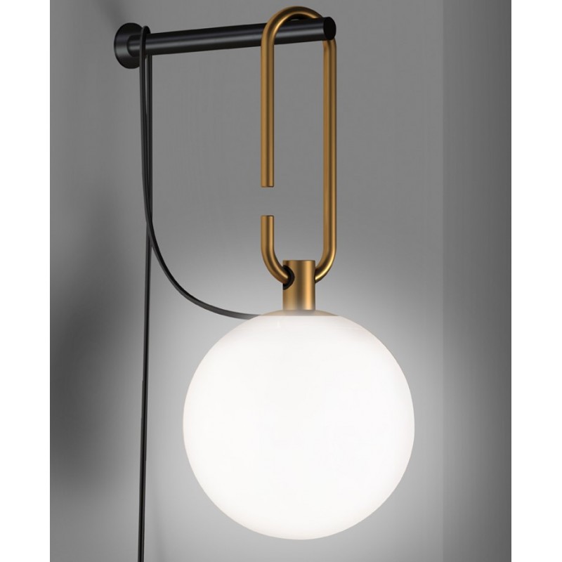 Lampada da parete pendente Nera-Ottone 5W E14 NH Wall ARTEMIDE 1277010A