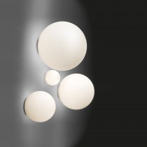 Lampada Bianca da parete 21W E27 diametro 350mm Dioscuri 35 ARTEMIDE 0116010A
