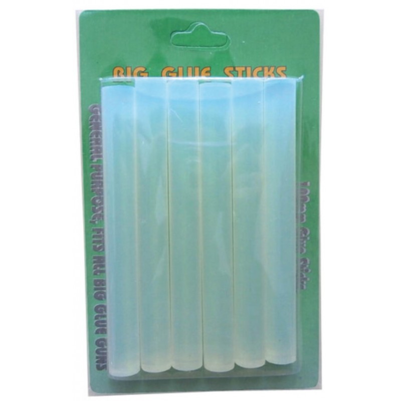 Colla trasparente in stick 6 pezzi per pistola termocollante MKC-6C