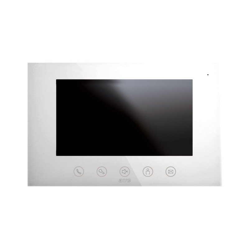 Monitor interno LCD Touch screen da 7" 2 fili Bianco AVE VI2F-PIT7B