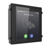 Modulo touch con display 4" e lettore card M1 per posti esterni DS-KD-TDM HIKVISION 305302659 Profilo