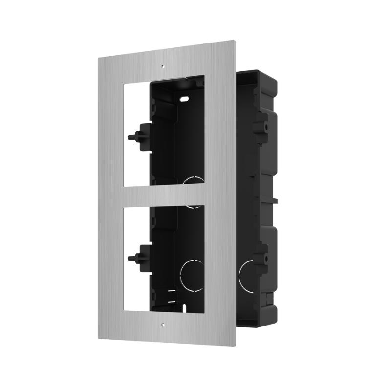 Cornice da incasso per videocitofoni 2 moduli Hikvision DS-KD-ACF2