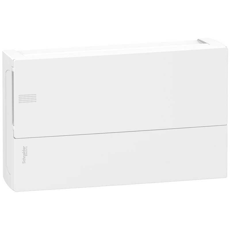 Centralino da parete 18 moduli bianco porta opaca Schneider MIP10118