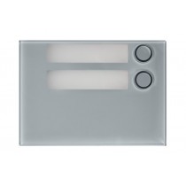 Modulo frontale con 2 pulsanti di chiamata Alpha Grigio Urmet 1168/12G