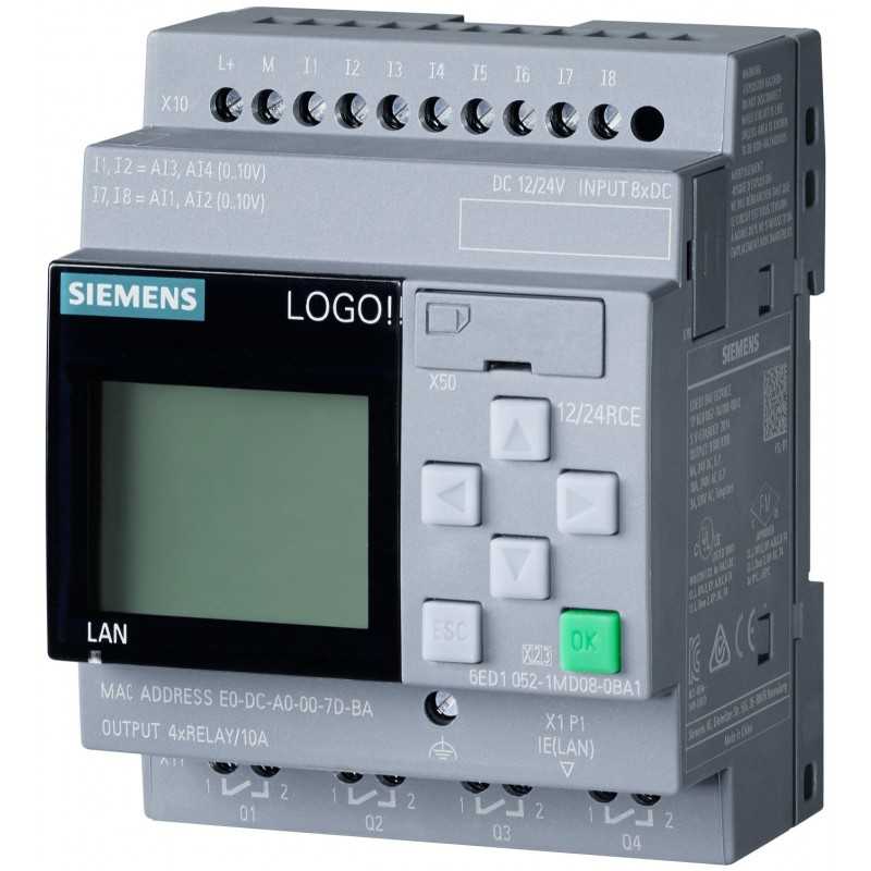 PLC LOGO! 230RCE modulo logico web server integrato Siemens 6ED10521FB080BA2