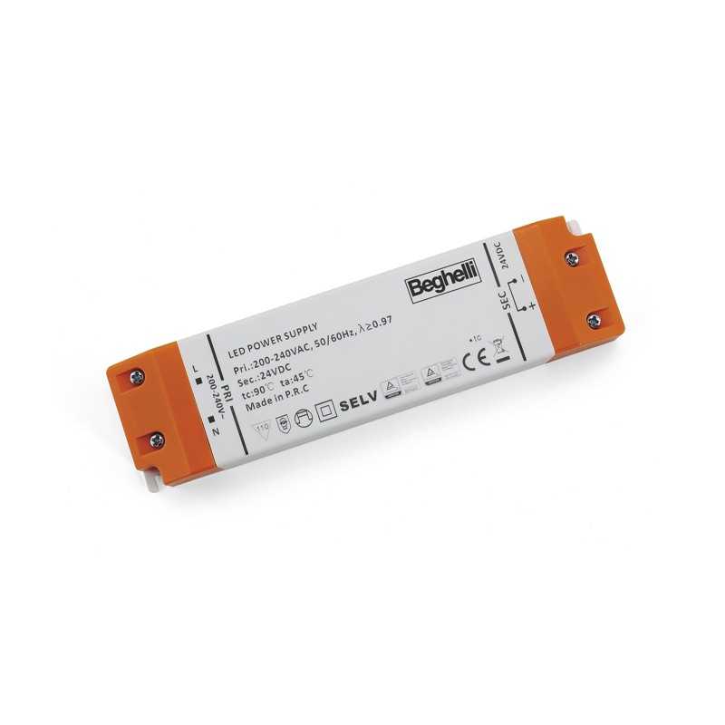 Driver EcoLed per strip a led 24V in uscita 320W 13.3A Beghelli 4720