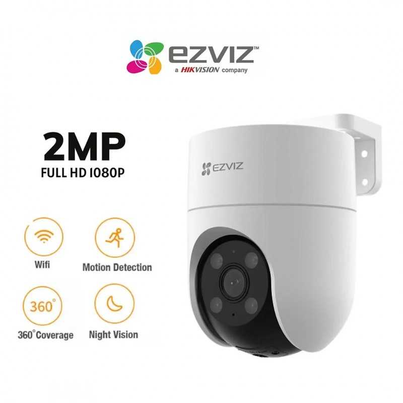 Telecamera H8C con ottica motorizzata Wi-Fi IP65 Bianco Ezviz 303102961