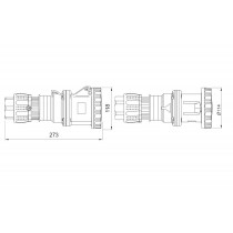 Riferimento dimensioni Gewiss GW63048H