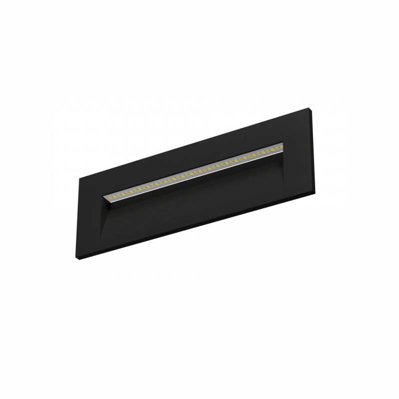 Applique led 5W con tecnologia Switch IP65 Nero Beneito Faure 5200