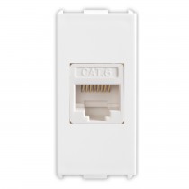 Presa telefonica RJ45 Cat.6 non schermato Bianco Pixia Master 11220