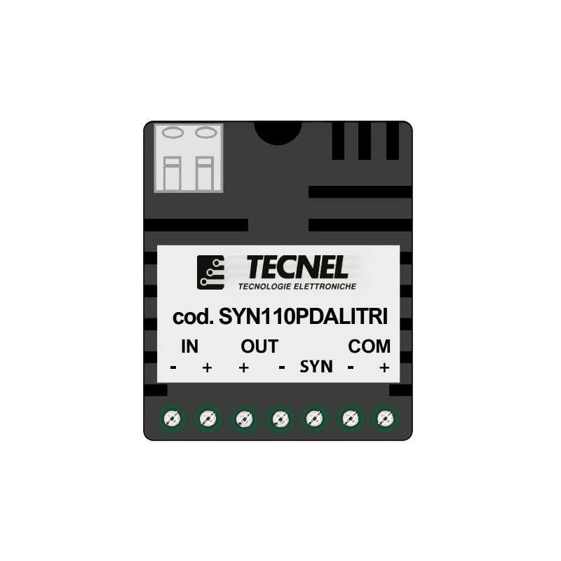 Dimmer strip led monocolore comando DALI 10A Tecnel SYN110PDALITRI