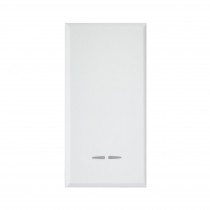 Pulsante unipolare con gemma 1 modulo Bianco Whitek S44 Ave 446005