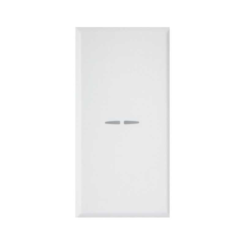 Interruttore assiale unipolare 10A illuminabile S44 Ave Whitek 446001AS