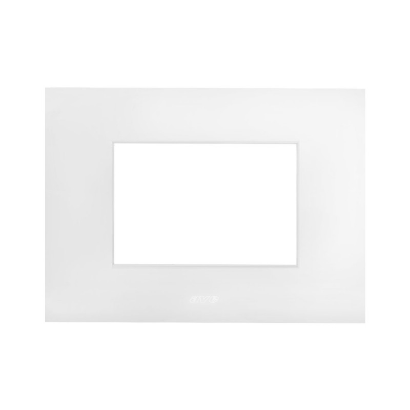 Placca 3 moduli easy smart sistema 44 Bianco Ave Whitek 44PSME3BO