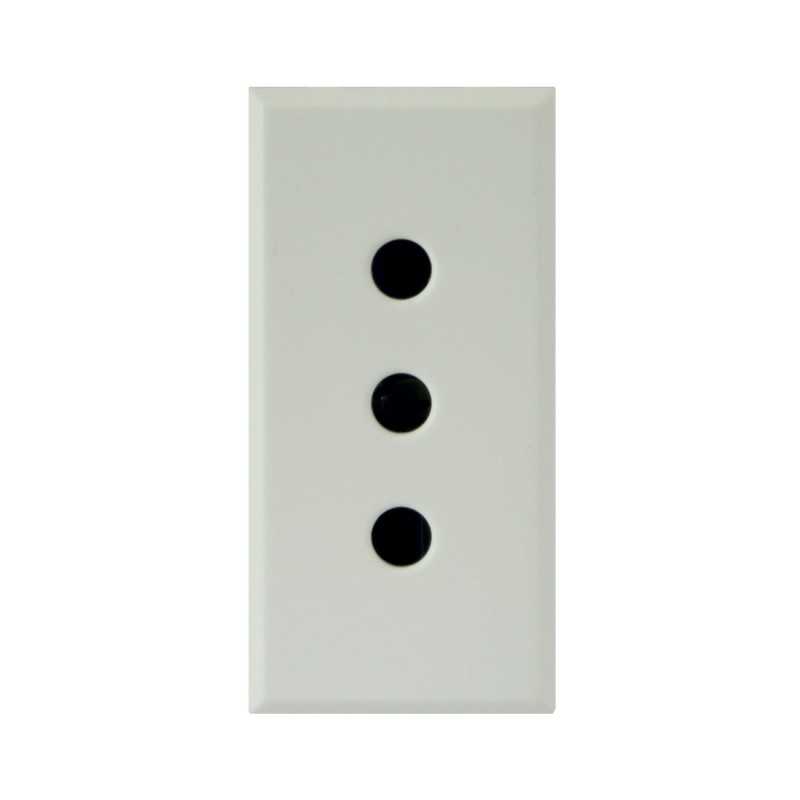 Presa standard 2P+T 10A P11 1 modulo Bianco Whitek Ave 446006TS