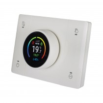 Cronotermostato Smart connesso T44 rileva umidità Bianco Ave 446CRT-W