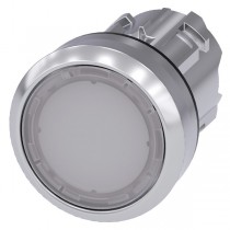 Pulsante luminoso rotondo da 22mm IP66 Bianco Siemens 3SU10510AB600AA0