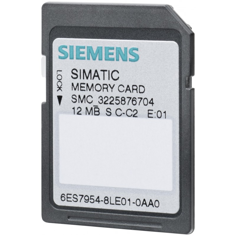 Memory card 12 Megabyte gamma SIMATIC S7 Siemens 6ES79548LE040AA0