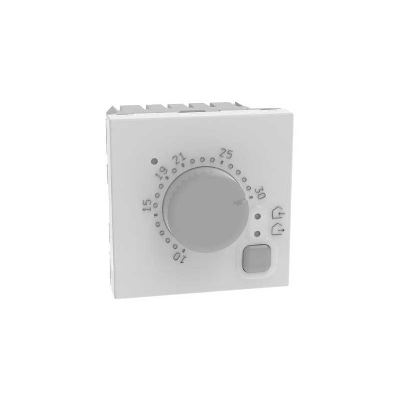 Termostato ambiente 230Vac 2A 2 moduli MatixGo Bianco BTicino JW4441